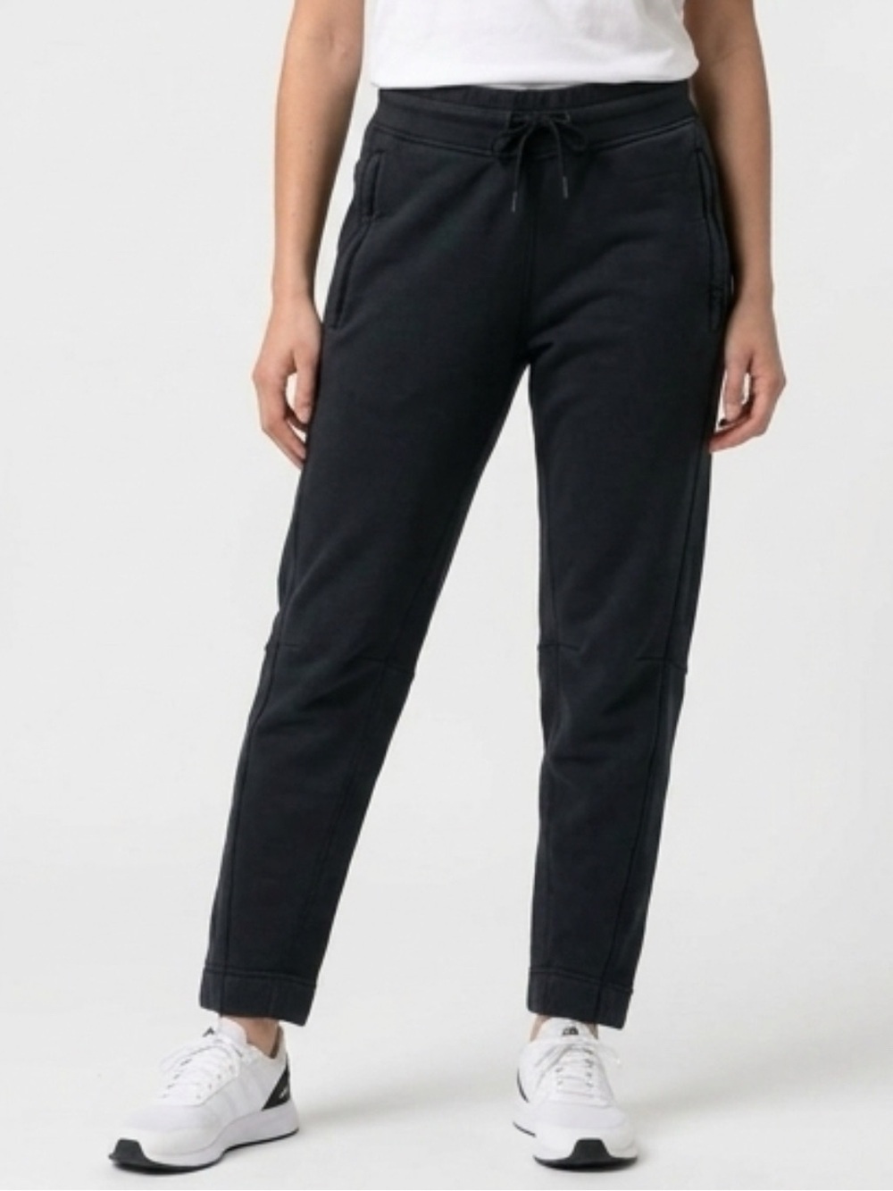 Adidas Reigning Champ Sweatpants with Front Zip Pockets in Black Size XS